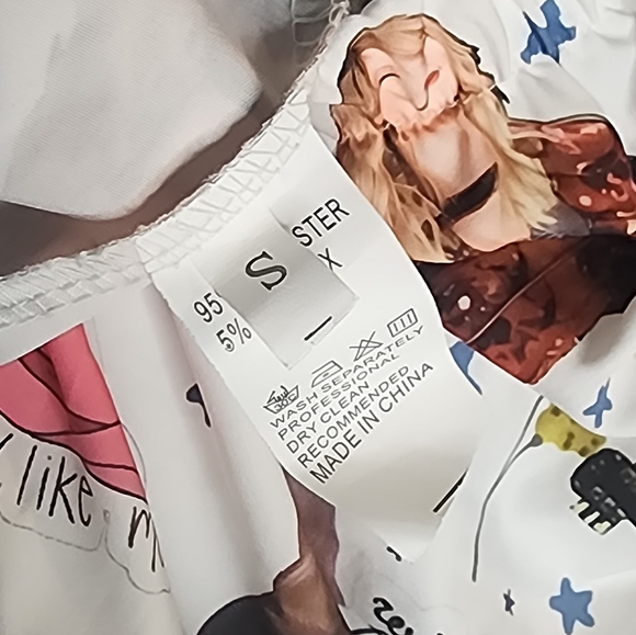 Taylor Swift Satin Pajama Pants sz S Swifty Sleep Eras Reputation Midnight 1989 - Picture 9 of 11